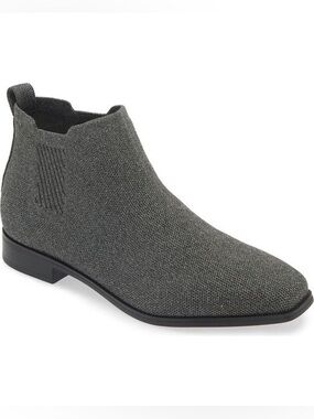 VIVAIA :Women's Black Square-Toe Water-Repellent Ankle Boots size,39 .